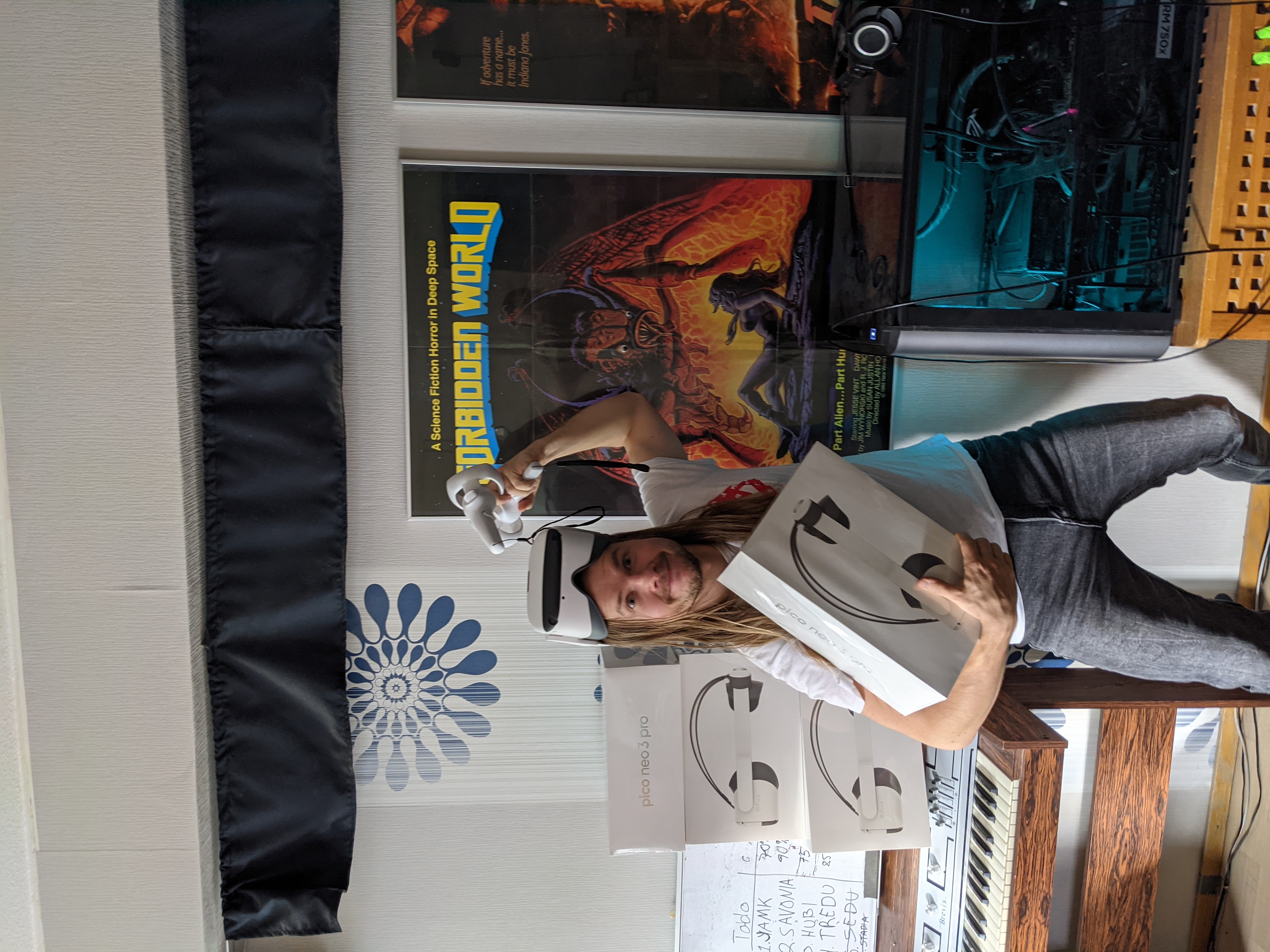 Antti with VR Devices